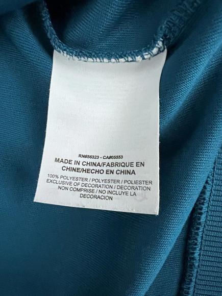 588812-393 NIKE AIR Time 2.0 JACKET Basketball Teal Turquoise Mockneck Mens S - Picture 7 of 9